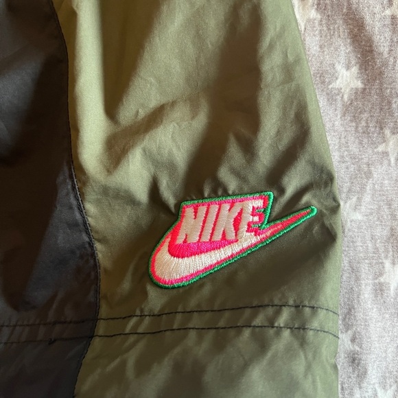 Icon Clash Nike Nylon Black Green Drawstring Cargo Skirt - size S - Picture 4 of 10